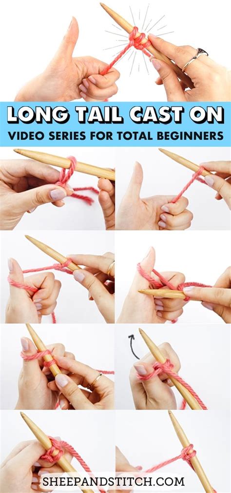 How To Cast On For Total Beginners Sheep And Stitch