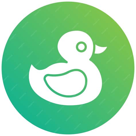 Premium Vector Rubber Duck Vector Icon Design Illustration