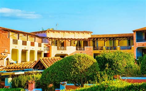 Premium Photo Cottage And Scenery In Porto Cervo On Sardinia Island