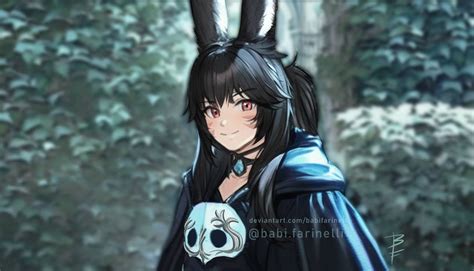 Viera Portrait - FFXIV by babifarinelli on DeviantArt