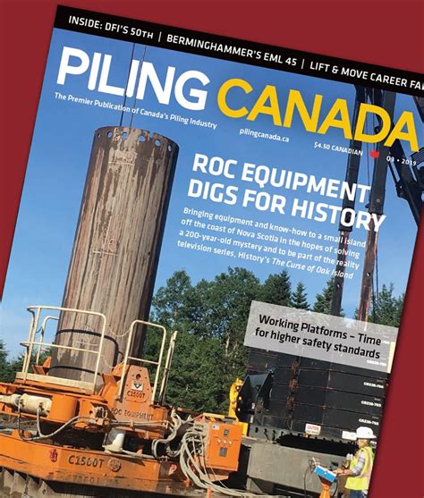 DFI Profiled In Piling Canada Magazine – DFI