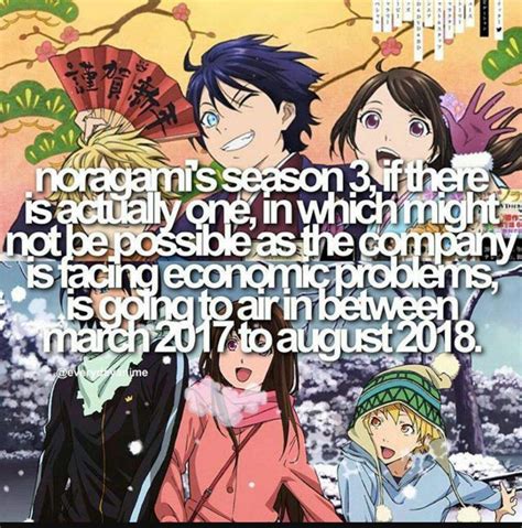 Noragami Season 3 Release Date | Noragami Amino