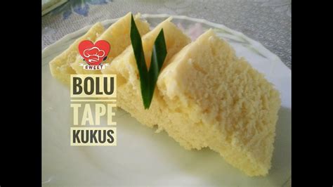 Resep Bolu Tape Singkong Kukus