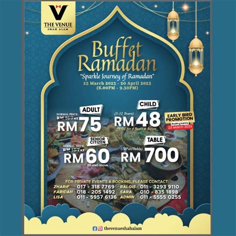 Iftar Di Buffet Ramadhan Di The Venue Shah Alam Boleh Menang