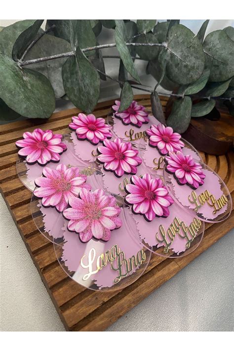 Gizem Graphic Çiçek Figürlü Pleksi Magnet 20'li Paket - Fiyatı, Yorumları