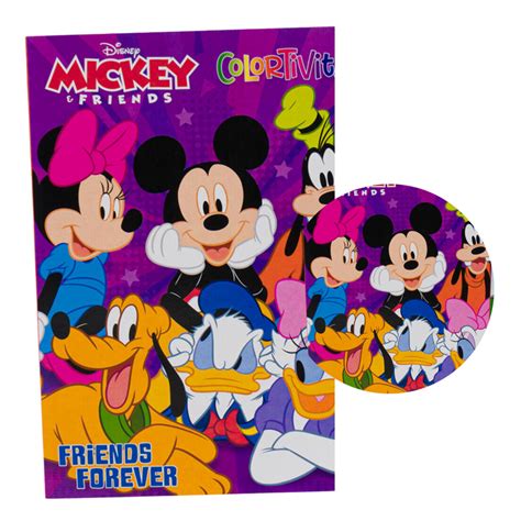 MICKEY & FRIENDS COLORING + ACTIVITY BOOK.