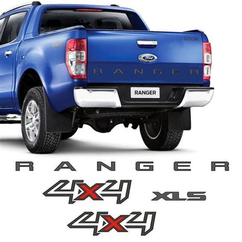 Kit Faixa Ranger X Xls Ford Ranger Adesivos Grafite Sportinox