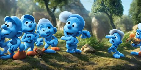 Smurfs 3 D Mistic Atmosphere Cute Octane Render Stable Diffusion