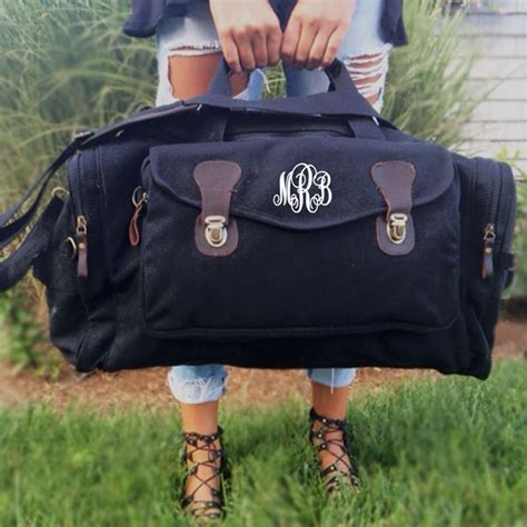 Monogrammed Weekender Bag - Etsy