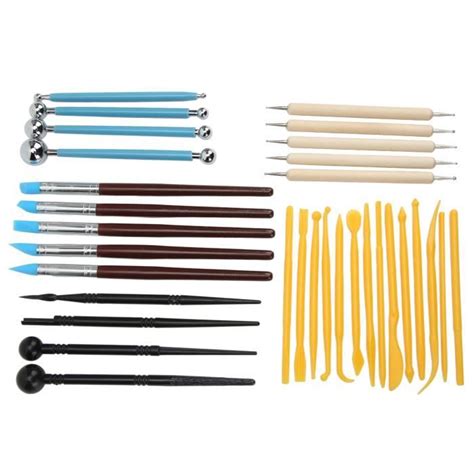 VINGVO Kit D Outils De Modelage D Argile Kit D Outils De Sculpture En