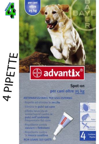 Offerta Advantix Bayer Cani Oltre I Kg Di Peso Antiparassitario