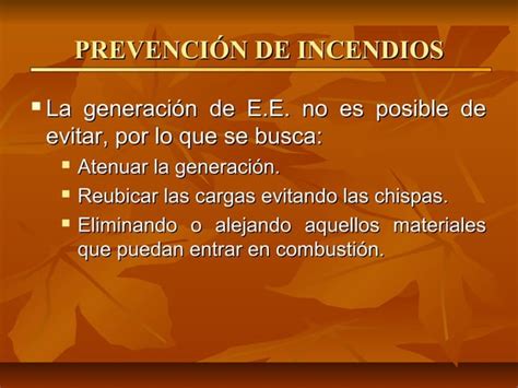 Prevención Control Y Extinción De Incendios Ppt