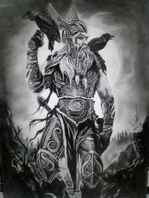 Odin Drawing at PaintingValley.com | Explore collection of Odin Drawing