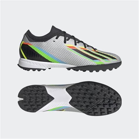 Adidas X Speedportal Turf Shoes Silver Unisex Soccer Adidas Us