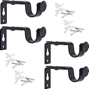 Amazon Anndason Heavy Duty Curtain Rod Brackets For Or