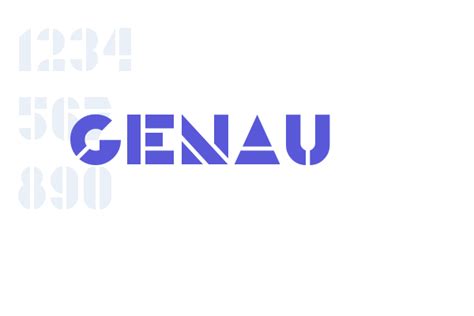 GENAU - Font Free Download Now