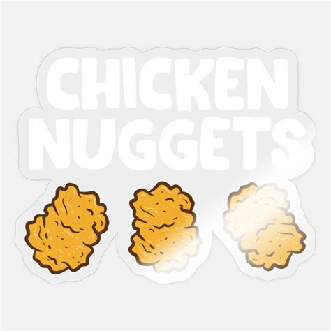 Nuggets Stickers Unique Designs Spreadshirt