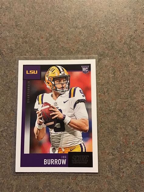 2020 Panini Score Joe Burrow No 360 Rc Ebay