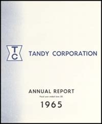 Radio Shack Tandy Corporation Annual Reports