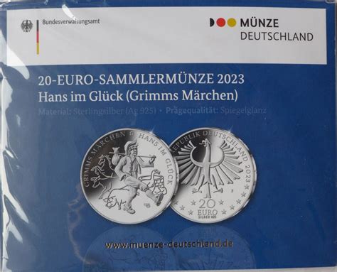 Bundesrepublik Deutschland Euro F Euro Sammlerm Nze Hans