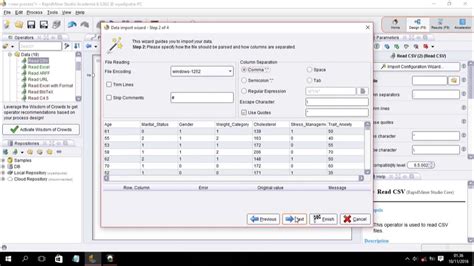 Rapidminer Data Mining Logistic Regression Dataset Training And Scoring Youtube