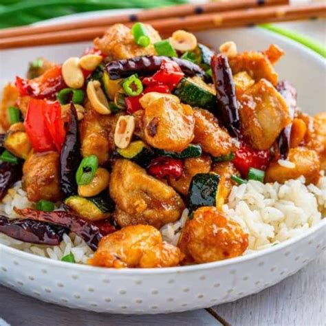 Air Fryer Kung Pao Chicken Fork To Spoon