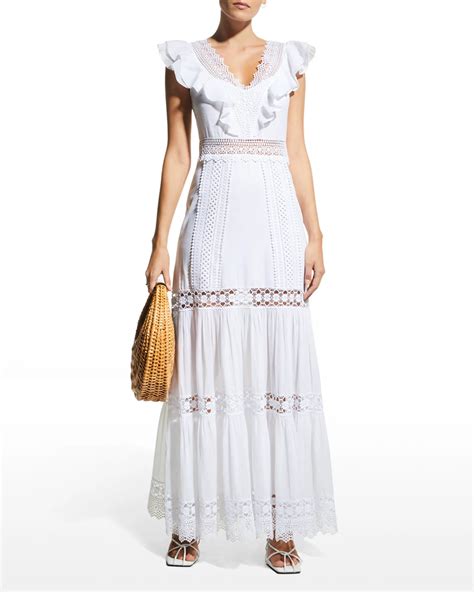 Charo Ruiz Ibiza Aida Long Lace Dress Lace Dress Long Lace Dress