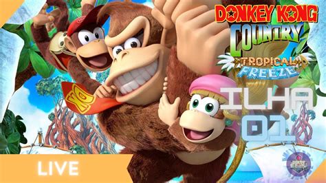 Live Donkey Kong Country Tropical Freeze Dkzinho De Leve Na