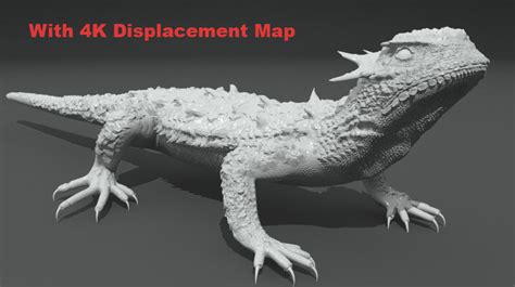 3d Horned Lizard Model