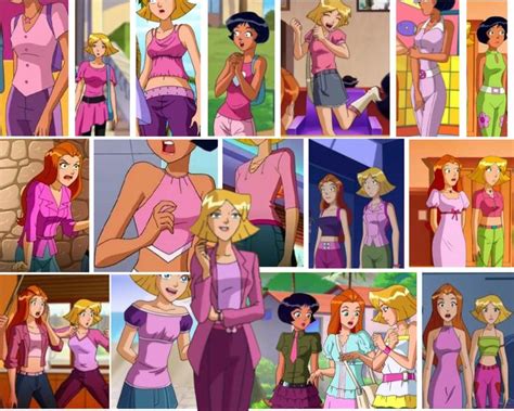 pink totally spies outfits