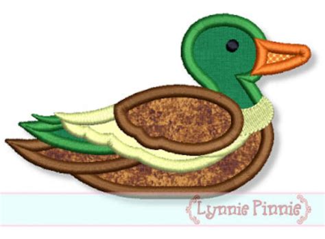 Mallard Duck Applique X X Machine Embroidery Design Etsy