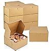 Amazon One More X X Brown Bakery Boxes With Pvc Window For Pie