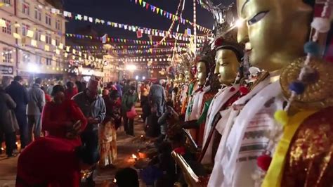 Budistas Nepal Es Celebran El Festival Samyak Mahadan En Patan