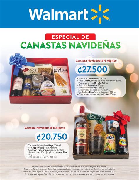 Especial de Canastas Navideñas en Walmart Costa Rica 07 Diciembre