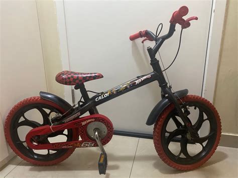Bicicleta Caloi Hot Wheels Aro Brinquedo Caloi Usado Enjoei