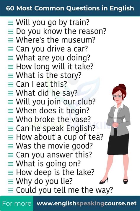 Most Common Questions In English English Speaking Book English