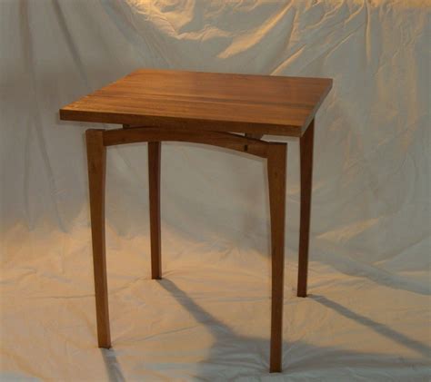 Hand Made Mahogany Side Table By Anderson Woodworks