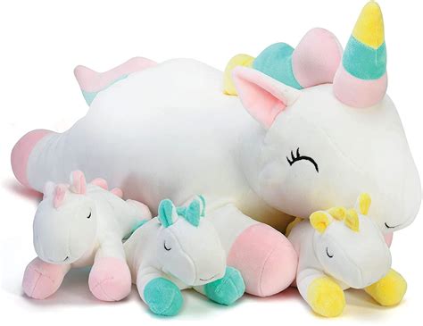 Free Shipping Prextex Plush Unicorn Pillow With Zippered Pouch For Its