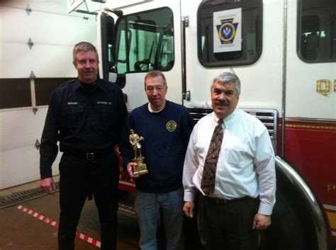 Firefighter Of The Year Rose Tree Fire Company Volunteer