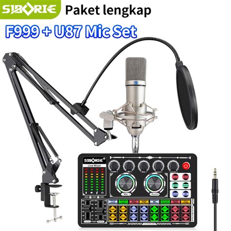 Jual Siboriecod Paket Lengkap F U Soundcard Mic Set Dengan