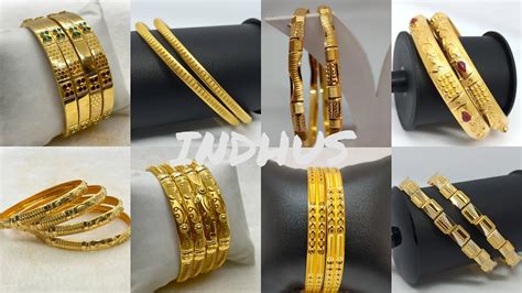 Latest Gold Bangles Designs With Weight And Price Gold Jewellery