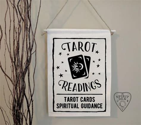 Tarot Readings Tarot Cards Spiritual Guidance Canvas Wall Banner ...