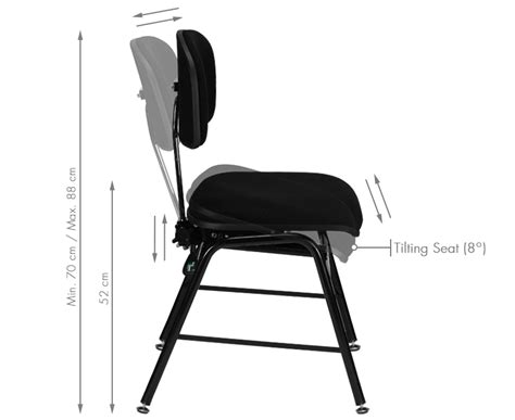 Orchestra Chair With Djustable Seat And Backrest Ref Sll 01 Guil