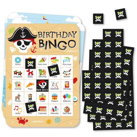 Big Dot Of Happiness Pirate Ship Adventures Cards And Markers Birthday