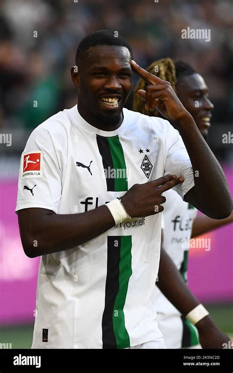 MOENCHENGLADBACH, GERMANY - OCTOBER 9, 2022: Marcus Thuram. The ...