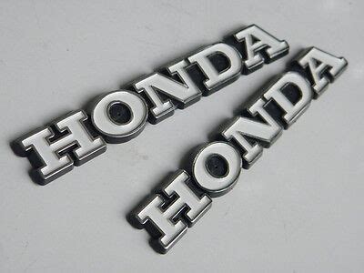 Auto Parts And Vehicles GENUINE HONDA FUEL TANK EMBLEM B SET OF 2 CB