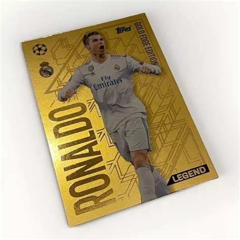 Topps Match Attax Cristiano Ronaldo Real Madrid Gold Edge