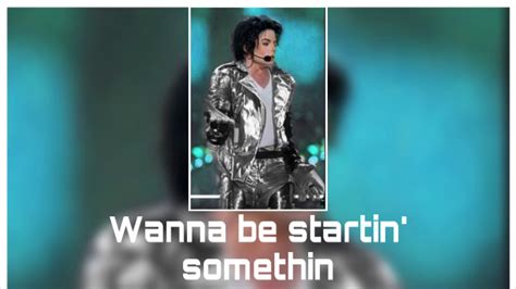 WANNA BE STARTIN SOMETHIN Invincible World Tour Fanmade Michael