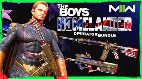 New Homelander Operator Bundle Showcase Laser Everyone Finishing Move Call Of Duty Modern