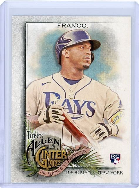 Topps Allen Ginter Wander Franco Rookie Tampa Bay Rays Ebay